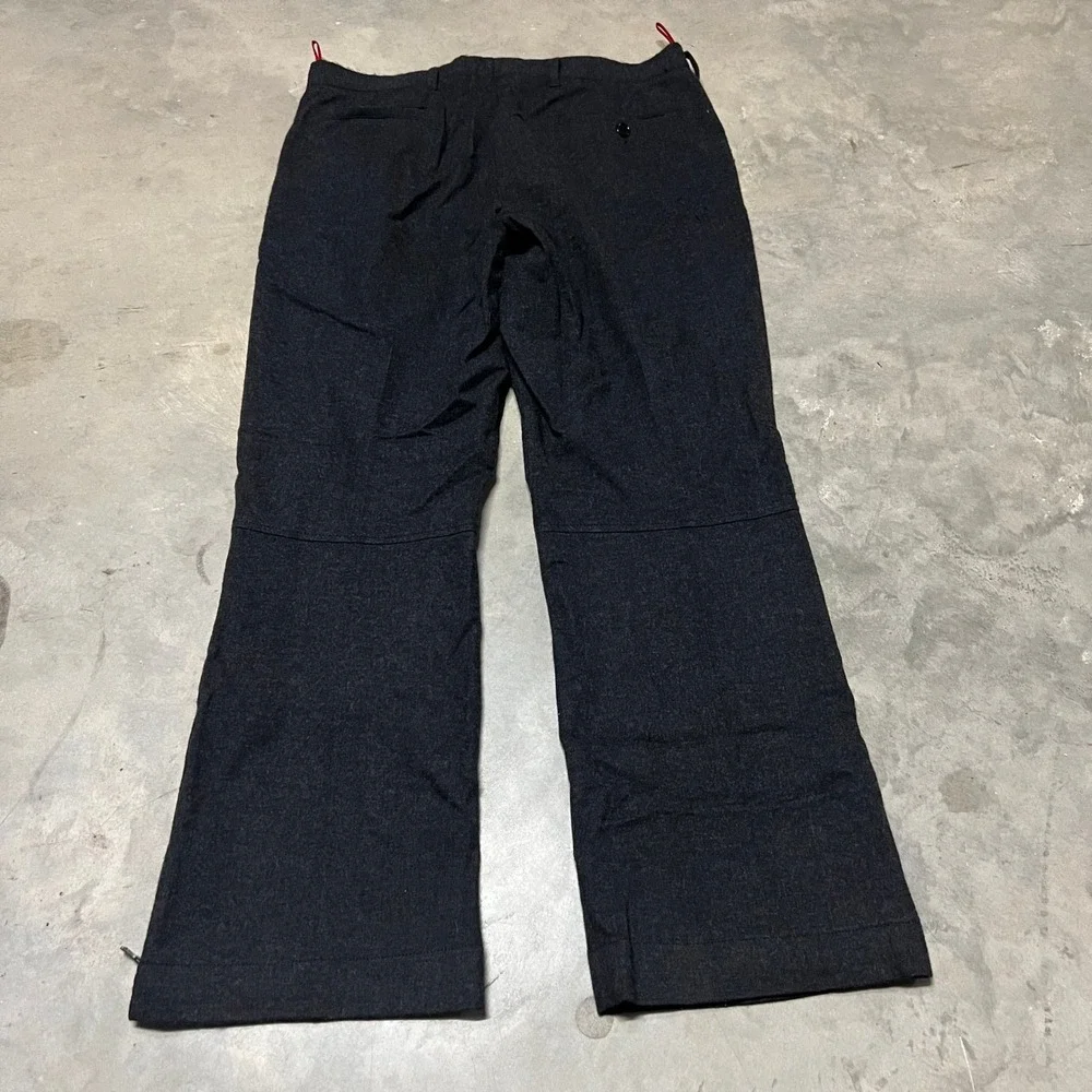 Prada Men Charcoal Grey Wool Ankle Zip Trousers Made in Italy Size 50 IT 34 US